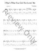 (That's What You Get) For Lovin' Me Guitar and Fretted sheet music cover